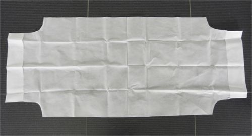  Heavy Duty Fitted Cot Sheet 30"x72" White Spunbound Non-Woven Fabric,90grams