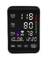 Arm electronic blood pressure monitor